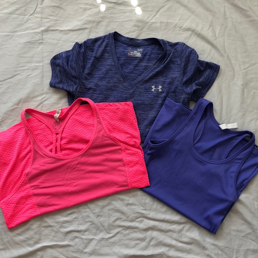 All Under Armor Workout Tops (All Together)
